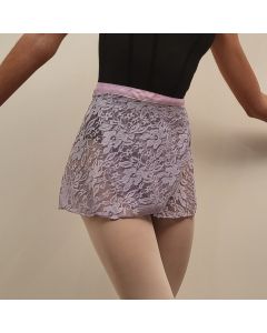 Jupe en Dentelle coloris Mauve