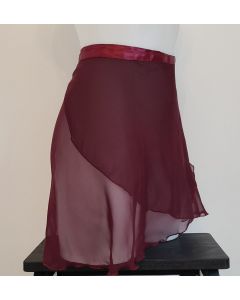 Jupe Unie coloris Bordeaux