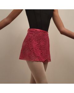 Jupe en Dentelle coloris Fushsia